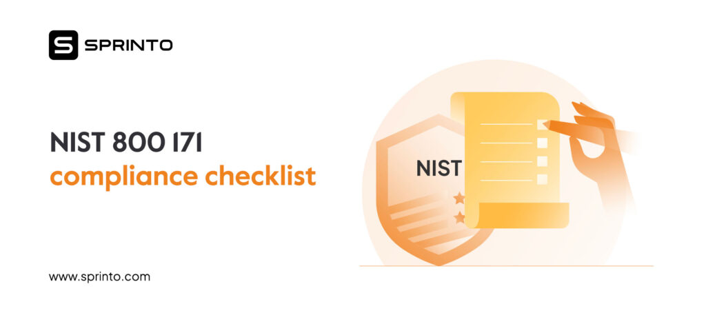 NIST 800 171 compliance checklist